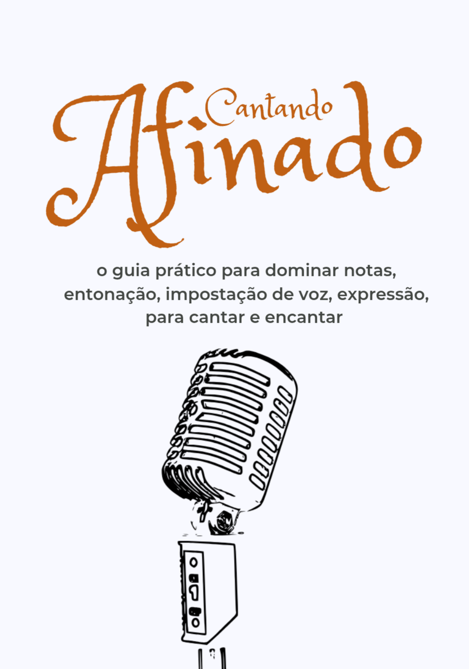 Capa do e-book Cantando Afinado